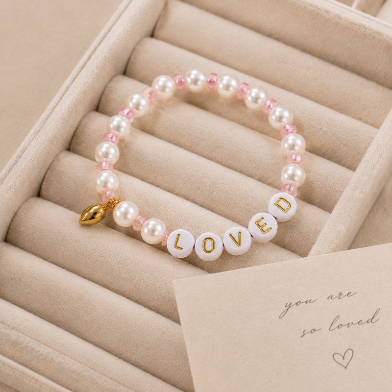 Loved Bracelet in a gift box with a note