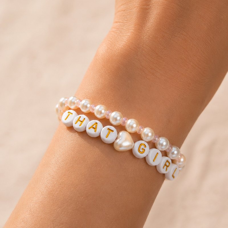 That Girl Bracelet worn on the wrist